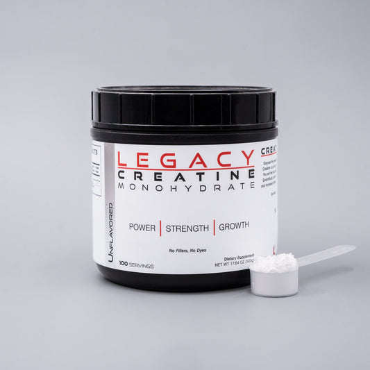Legacy Creatine | 100 Servings | Pure Creatine Monohydrate