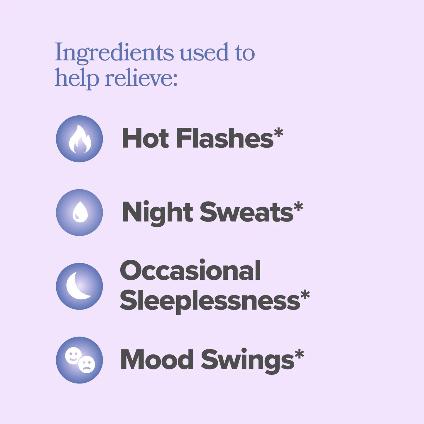 Menopause Supplements with Black Cohosh & Ashwagandha